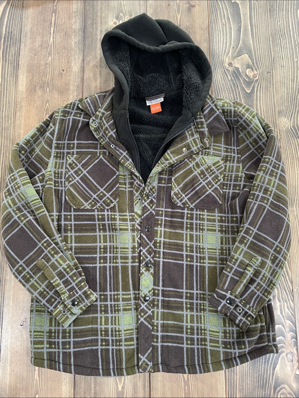 Men’s Racks & Reels Plaid Jacket - Picture 2 of 10
